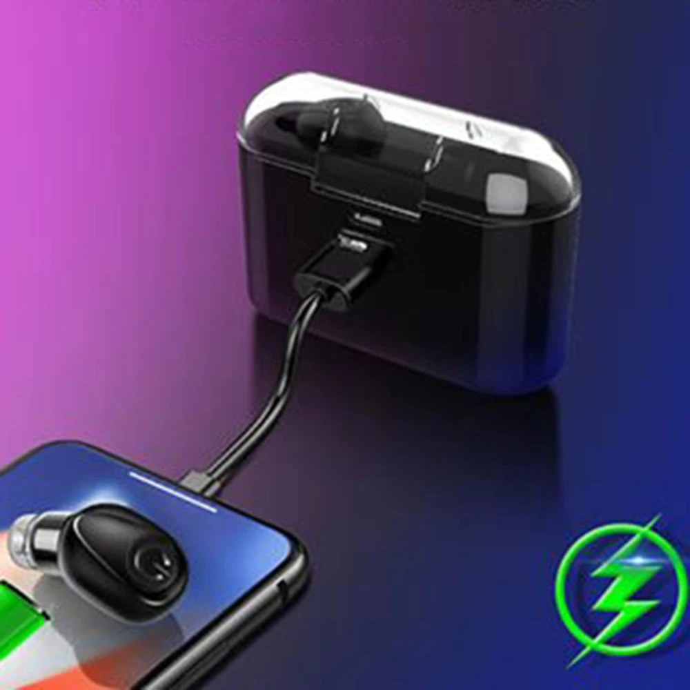 X8 портативная беспроводная Bluetooth гарнитура со встроенным внешним аккумулятором