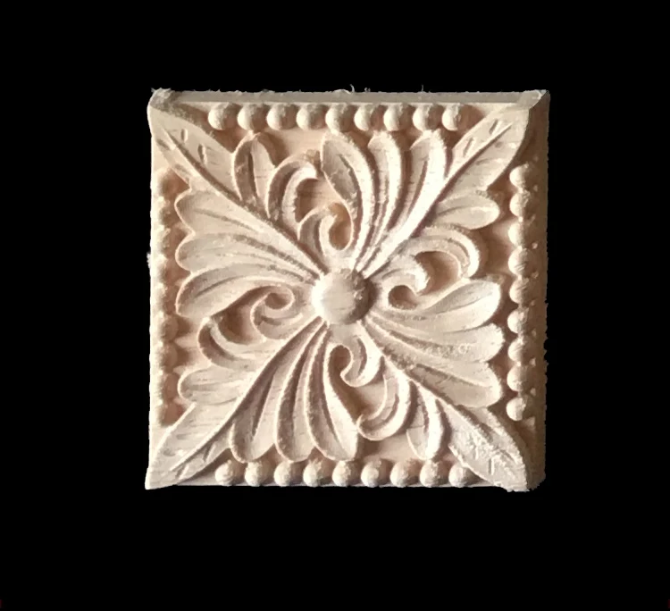 Резьба по дереву с цветами уголки из натурального дерева резные цветы для мебели