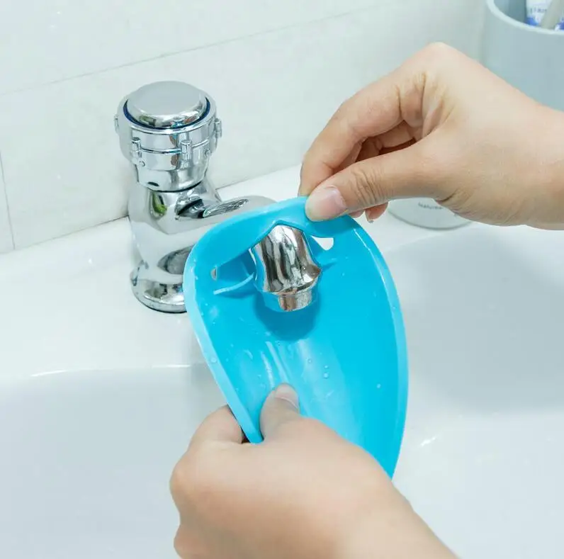 Силиконовый детский помощник для мытья детей направляющий удлинитель желоба