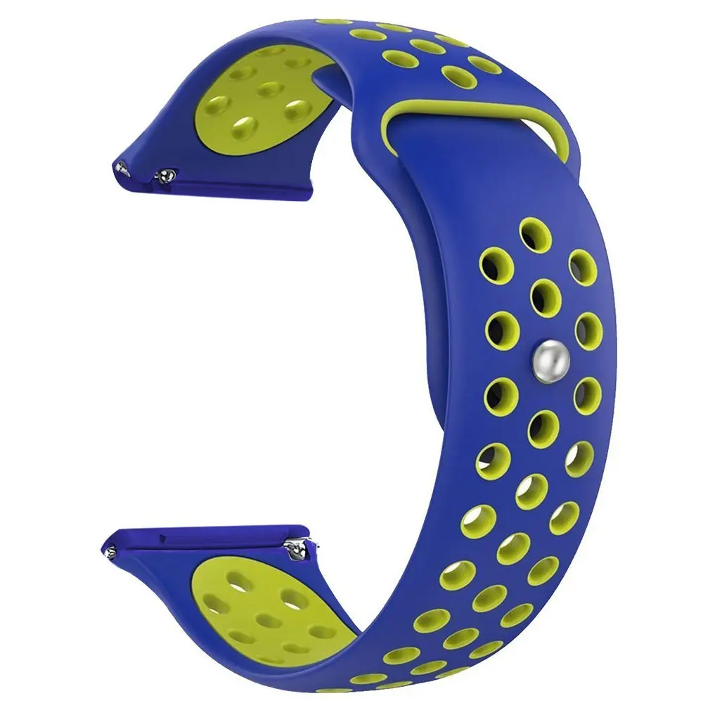 blue yellow Спортивные ремешки для часов fitbit versa, ремешок спортивный силиконовый ремешок на запястье Браслет замена Браслет ремешок для часов ремень для fitbit versa, ремешок - Цвет: blue yellow