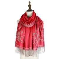 %d1%88%d0%b0%d1%80%d1%84 jacquard head scarf women luxury rayon wraps shawls femme pashmina floral capes sale