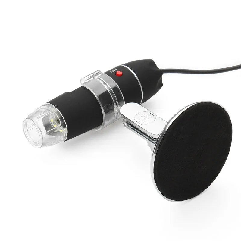 8LED 1600x USB 2MP цифровой микроскоп электронный объектив зум-светильник биологическая Лупа эндоскоп камера видео стенд