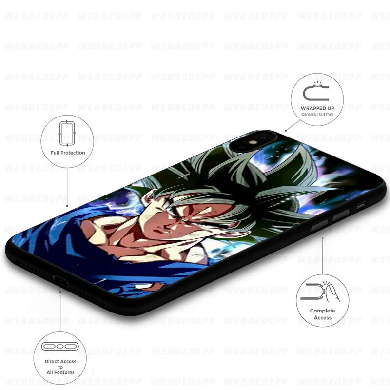 WEBBEDEPP Dragon Ball Z Goku супер мягкий чехол для Xiaomi Mi 9T 9 8 SE 6 A1 A2 A3 Lite MiA1 MiA2 MiA3 F1 MAX 3 Mi8 CC9E CC9 |