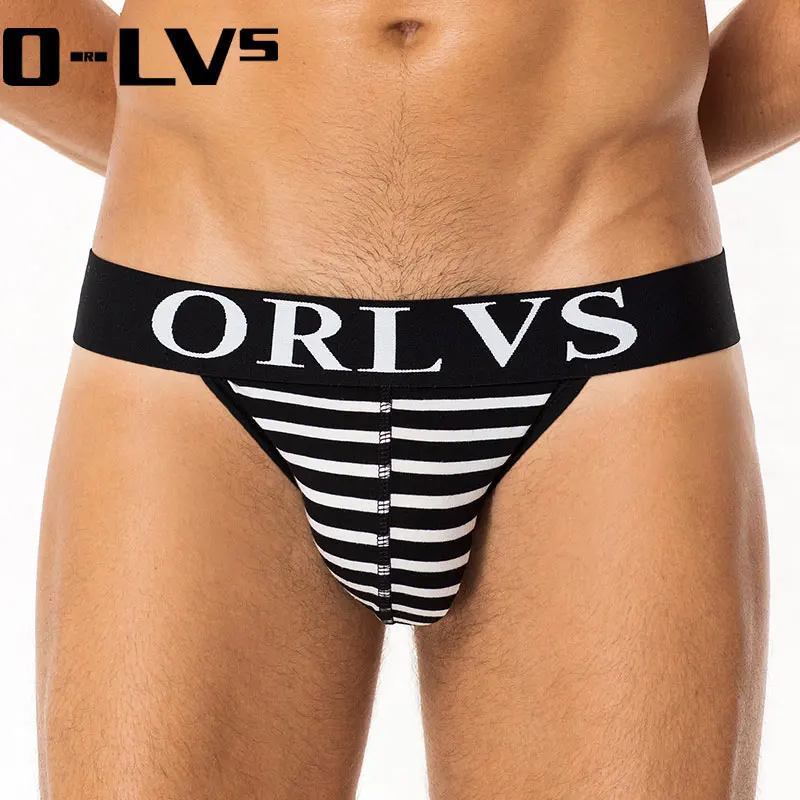 ORLVS бренд Мужские трусы сексуальные хлопковая &quotРакушка&quot Трусики Cueca Gay Нижнее