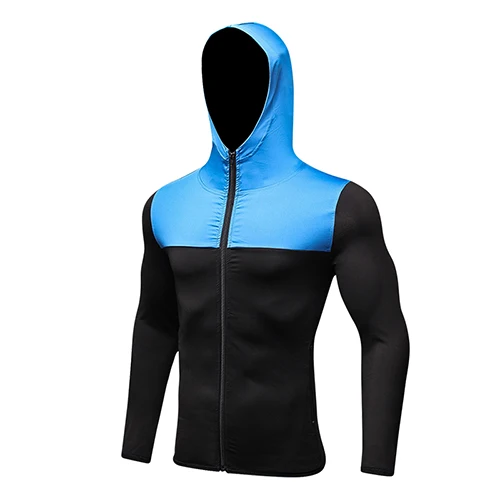 men 9003BL Майка для спорта мужская футболка мужская для спорта футболка для спорта спортивная майка мужская спортивная одежда спортивный костюм спортивная майка женская для фитнеса рашгард с длинным рукавом - Цвет: men 9003BL