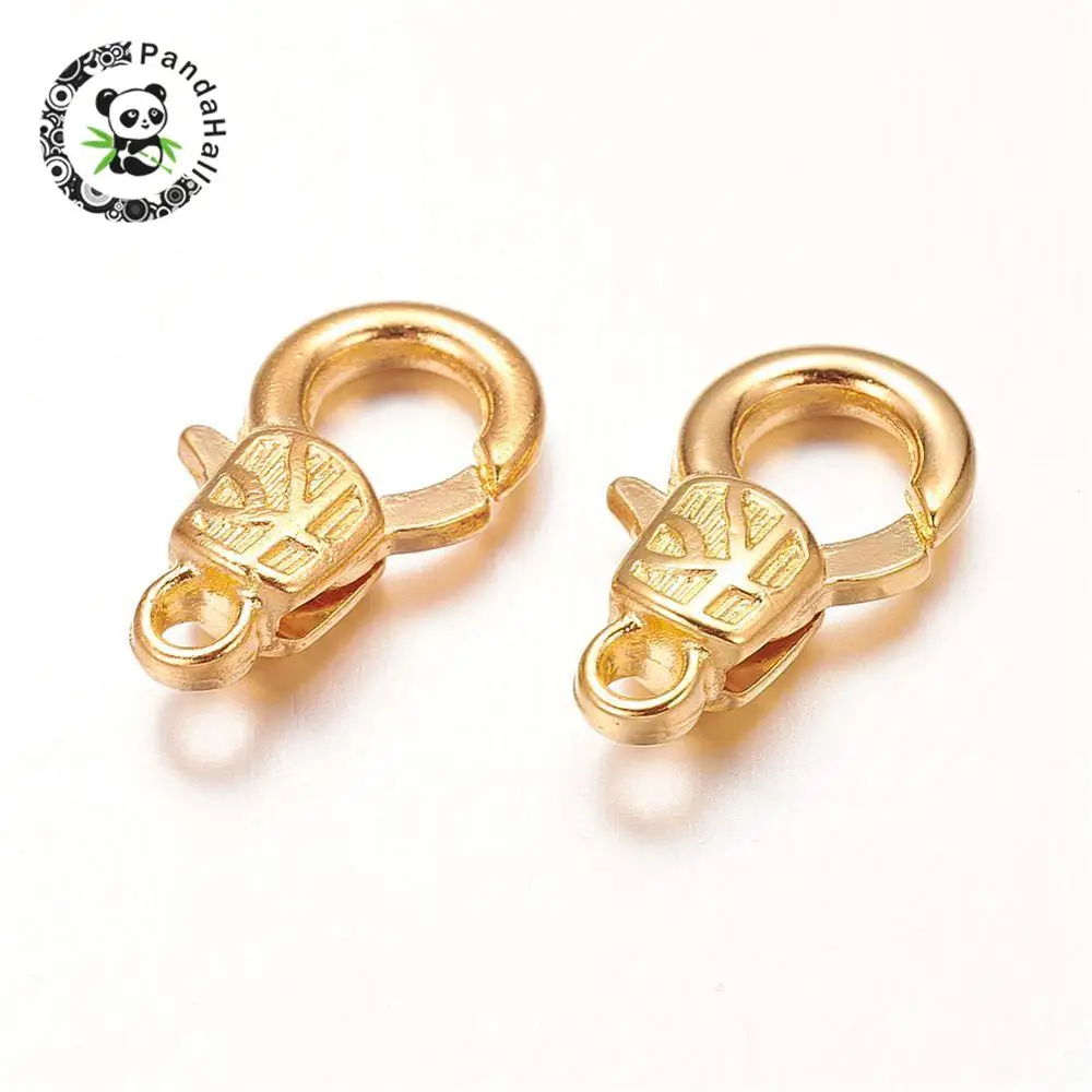 

Alloy Lobster Claw Clasps, Golden, 18x10x4mm, hole: 2mm
