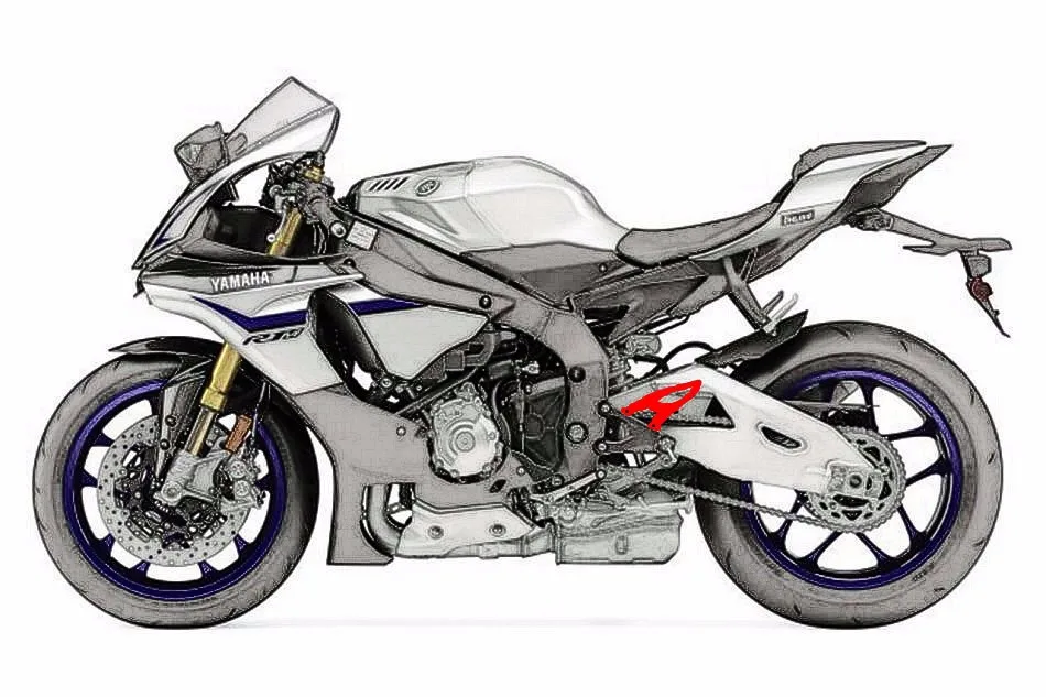 Каблук защитные пластины для Yamaha R1 полностью из углеродного волокна, твил