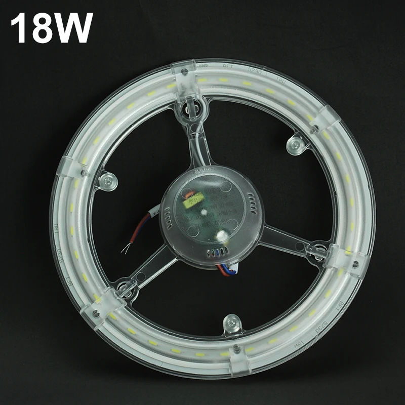 Светодиодная кольцевая трубка светильники 12 Вт 18 24 SMD 5730 Светодиодные потолочные