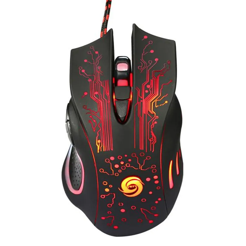 CARPRIE игровая мышь 6 кнопок 5500 DPI светодиодный оптический USB проводная