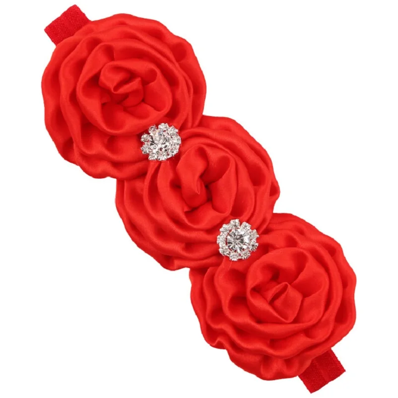 Kids Elastic flower headband Headbands Hair Girls baby Bowknot Hairband girl accessories set photography HB268S | Детская одежда и