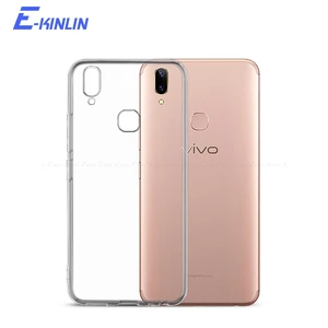 Силиконовый ультратонкий прозрачный мягкий чехол для vivo Y12s Y11s Y12A Y19 Y17 Y15 Y12 Y12i Y11 Y95 Y93 Y91 Y85 Y83 Y81 Y81i чехол из ТПУ для задней панели с кристаллами