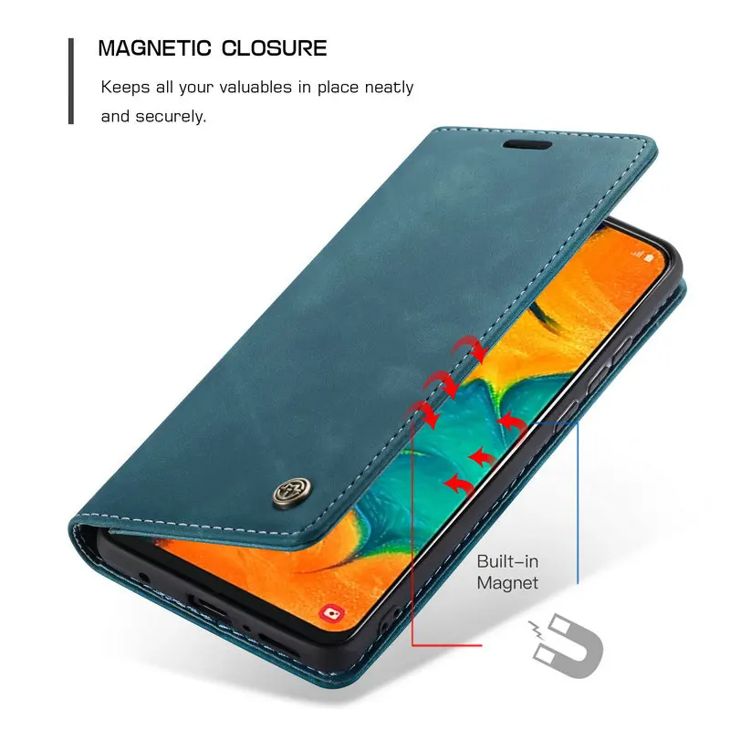 Роскошный кожаный чехол-кошелек для samsung A40, чехол A40, samsung Galaxy A40, чехол для телефона, откидной противоударный чехол для samsung Galaxy A 40