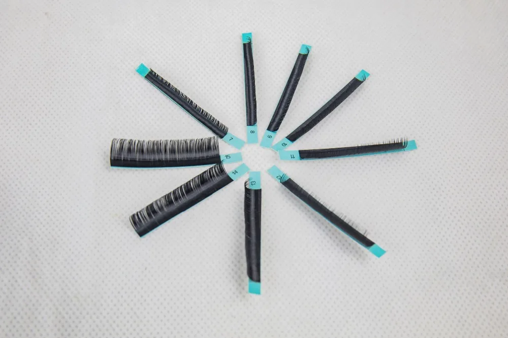 

High quality faux mink eyelash 4 cases set 16 rows extension individual eyelashes thick soft and natural false eyelashes