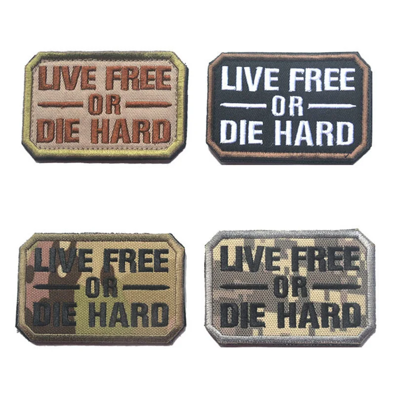 Живой свободный или высеченный твердый боевой патч 8*5 см армейская Военная