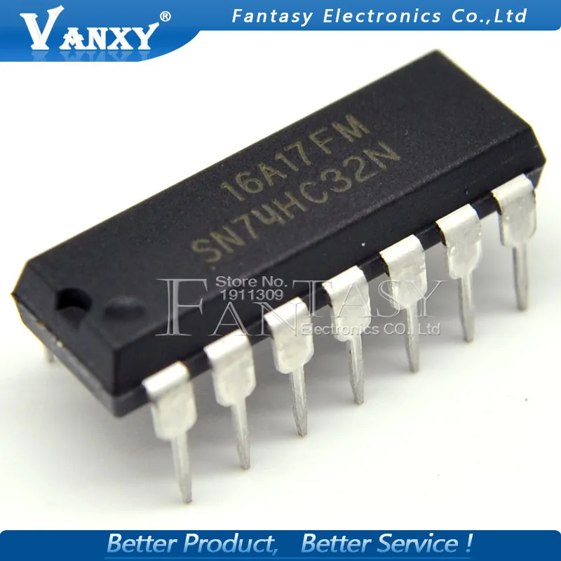 100 шт. SN74HC32N DIP14 SN74HC32 DIP 74HC32N 74HC32 новая и оригинальная интегральная схема |