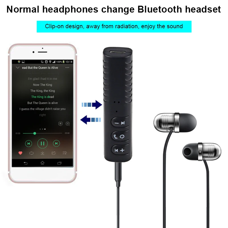Универсальный беспроводной Bluetooth ресивер 3 5 мм|Автомобильный комплект Bluetooth| |