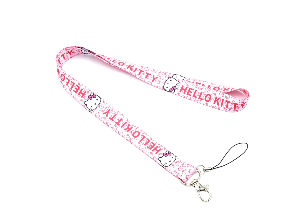 Lanyard G Классический мультфильм милый кот ремешок на шею Ремни сотовый телефон Веревка ID карты брелок кулон Модные подарки - Цвет: Lanyard G