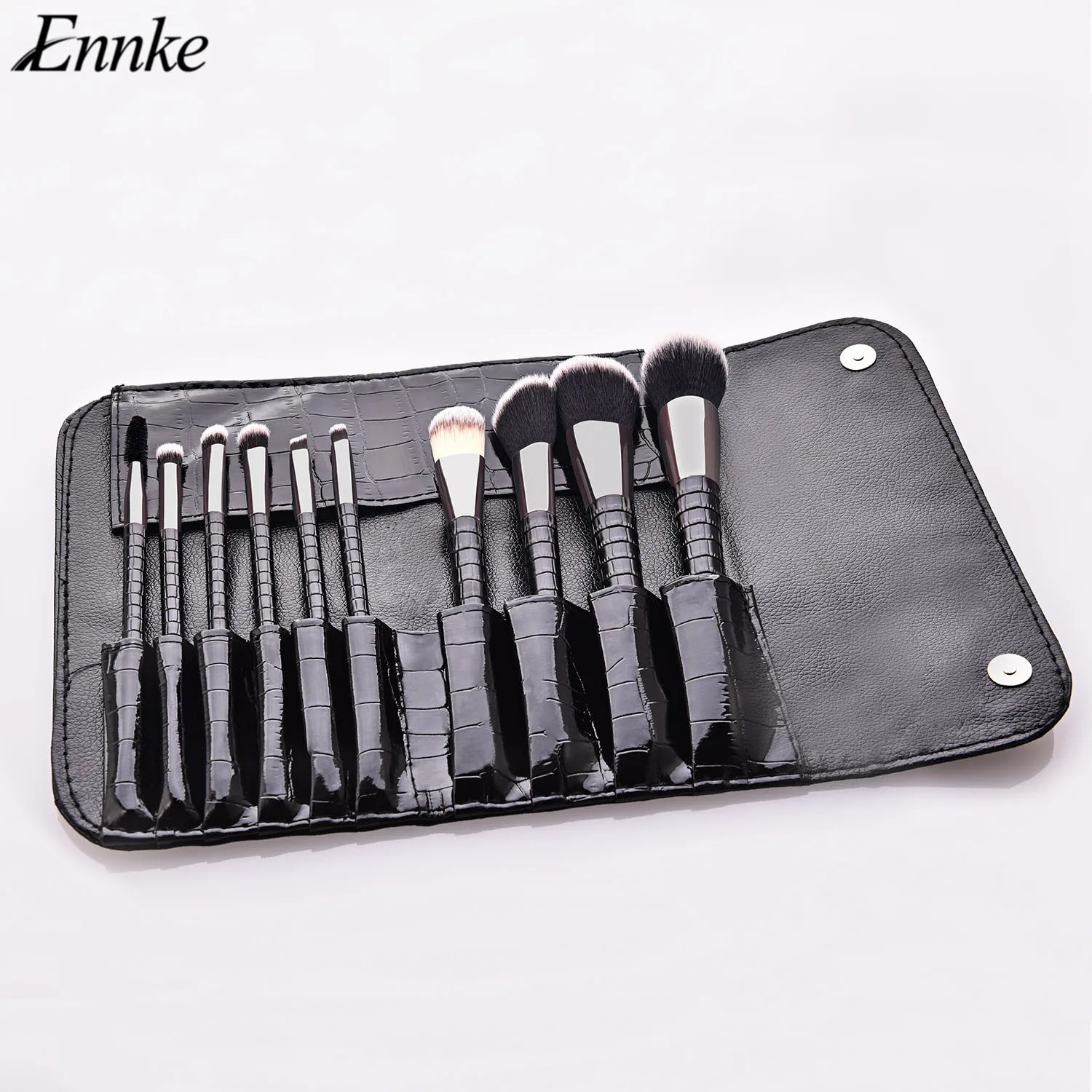 

10 шт. набор кистей для макияжа ENNKE, основа для теней для век, пудра, кисть для смешивания румян, Кисть для макияжа, косметические инструменты
