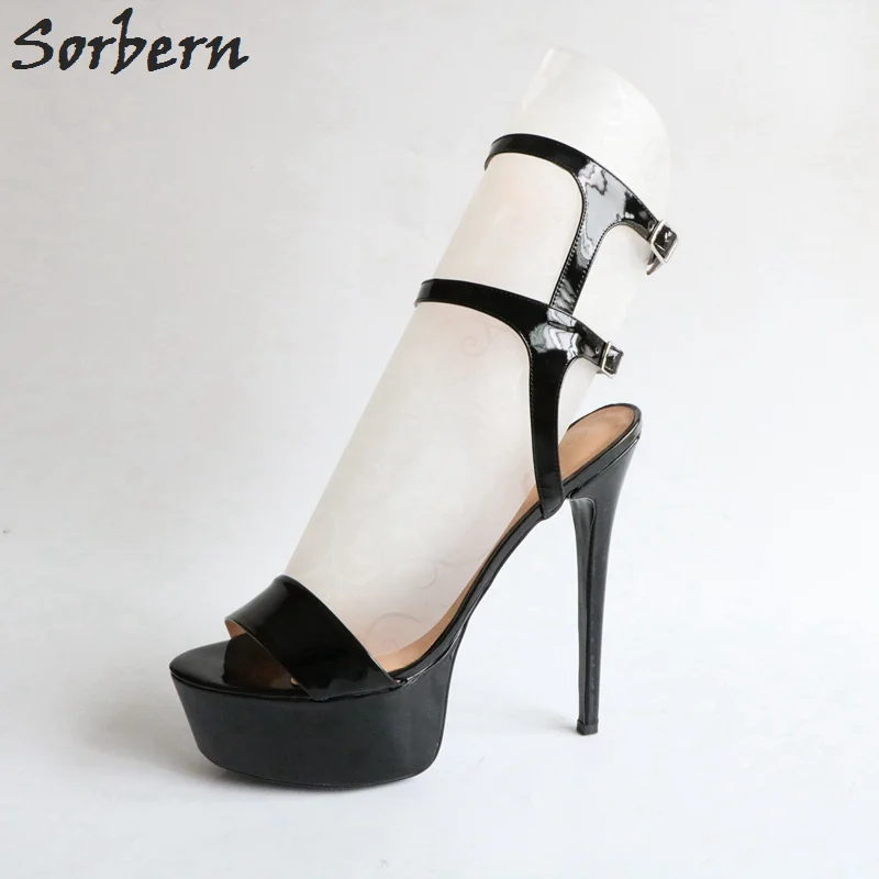 

Sorbern Ankle Strap Sandals For Women Spike High Heels Summer Style Shoes Women Platform Gladiator Sandals Women New Women Shoes