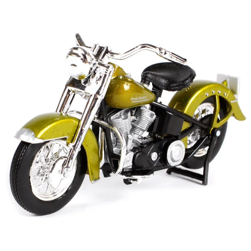 Maisto 1:18 1953 74FL HYDRA GLIDE green motorcycle diecast vintage motorbike model for kids die cast 10143 |