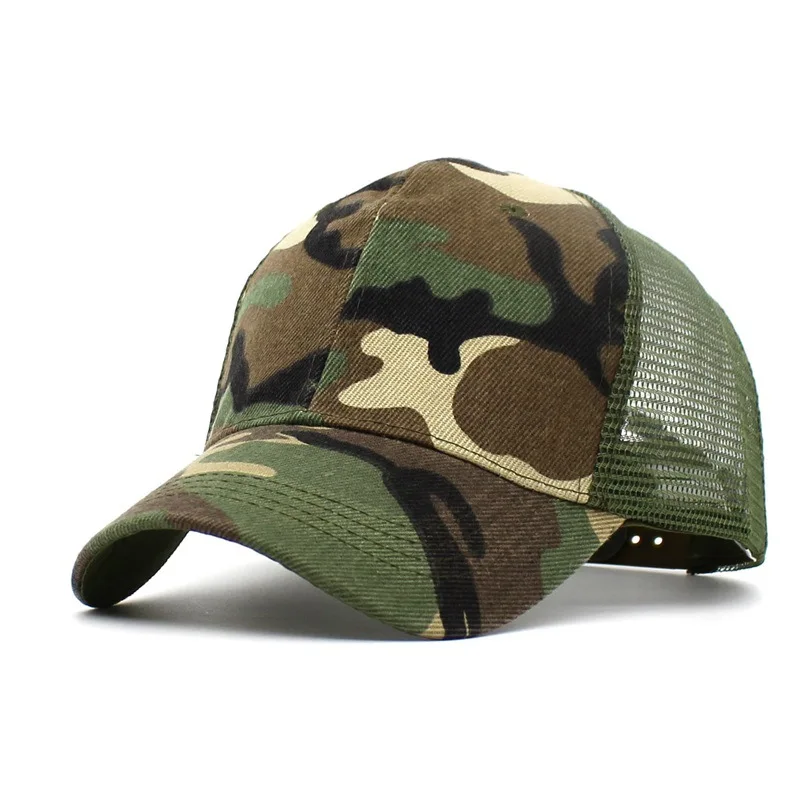 Сетчатая Кепка бейсбольная кепка для мужчин пап Snapback женская военная