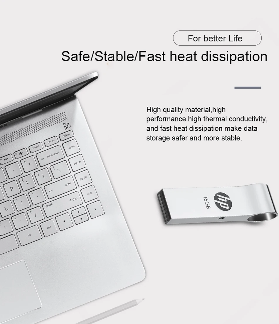 hp V285W ключ USB флеш-накопитель 32 ГБ/64 Гб водонепроницаемый металлический пылезащитный флеш-накопитель Флешка USB флешка для ноутбука автомобиля тв