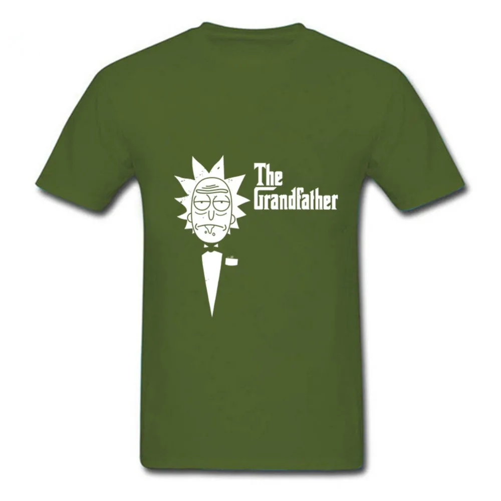 Повседневная футболка для мужчин с принтом Рик и Морти забавная коротким рукавом