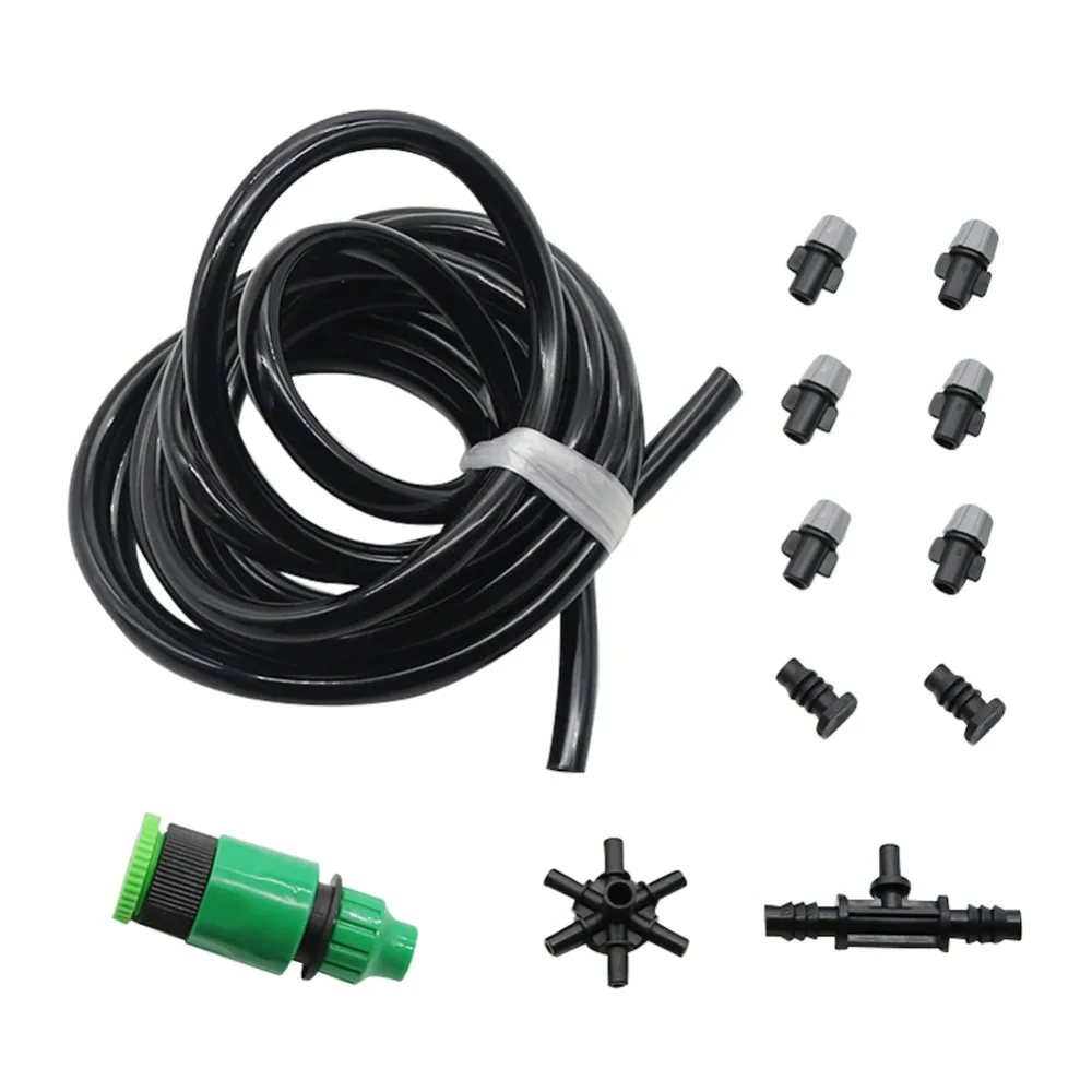 

Watering kit with 5/10/20m hose,Multi-nozzle Agriculture Greenhouse Automatic irrigation system Garden Supplies 1 set