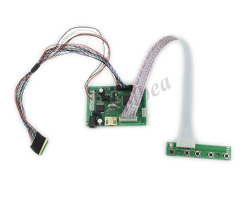 Горячая универсальный микро-hdmi 50PIN TTL LVDS совета модуль монитор Kit для малина PI 2 ЖК