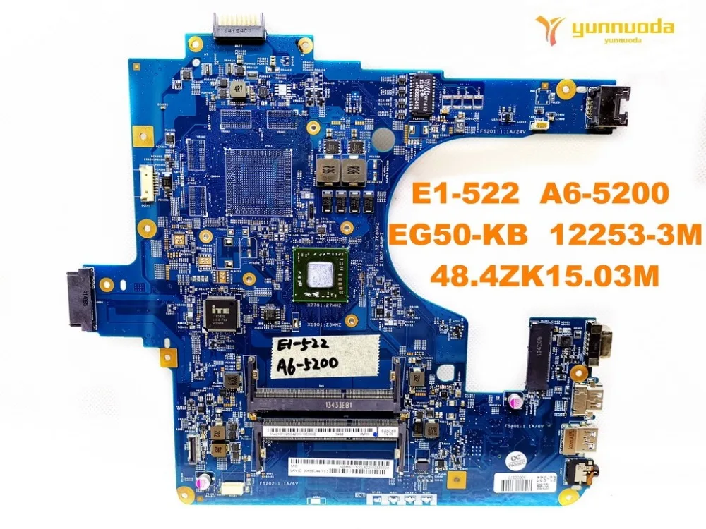 original for ACER E1-522 laptop motherboard A6-5200 EG50-KB 12253-3M 48.4ZK15.03M tested good free shipping | Компьютеры и офис