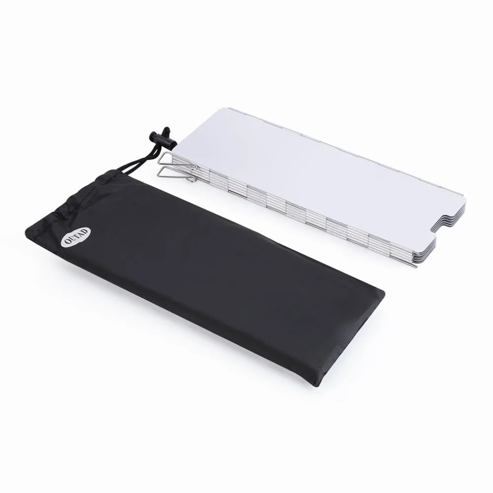 10 пластинчатая Складная печь лобовое стекло для кемпинга приготовления пищи