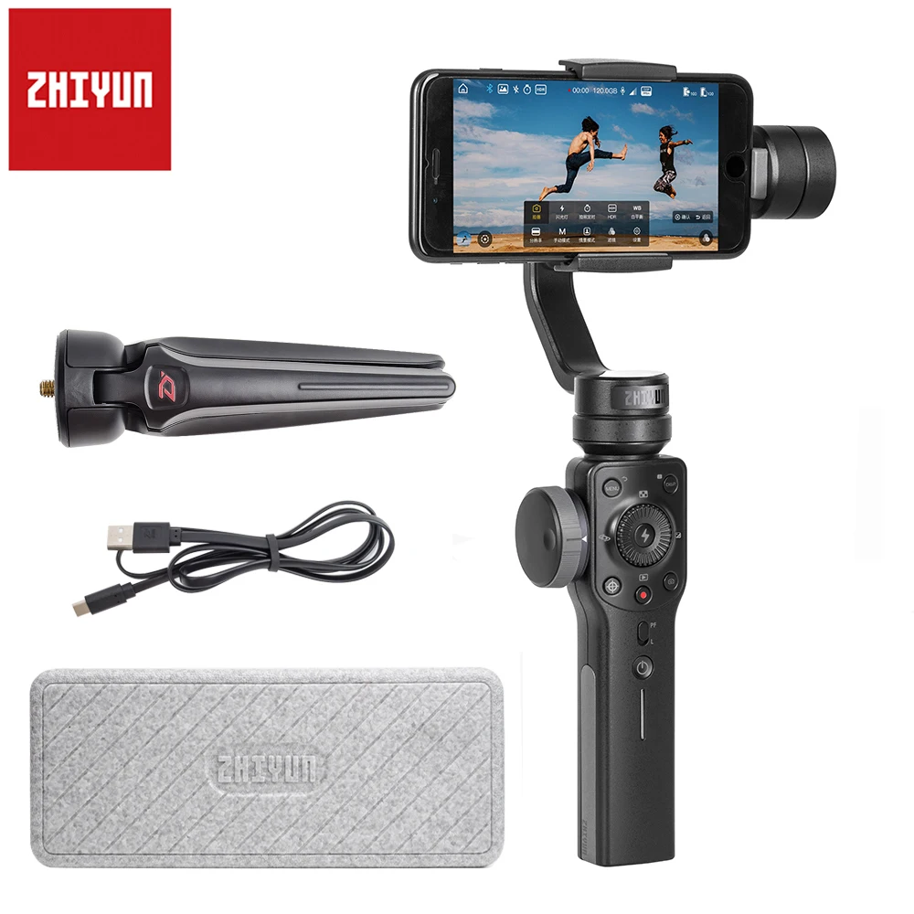 Zhiyun официальный гладкой 4 3-осевой портативный смартфон сотовый телефон