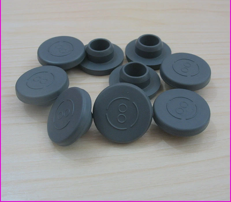 

1000pcs/lot 24mm 26mm 28mm 32mm Butyl Rubber Stopper Plug For Medical Glass Bottle Vials Rubber Sealing Injection Vials Stopper