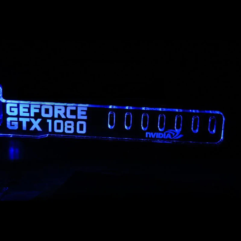 Новый синий для GEFORCE GTX 1080 его светодиодная светящаяся настольная Основная
