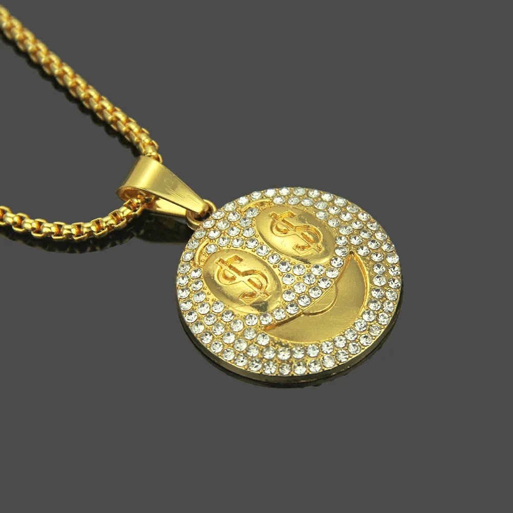 Luxury Men Watch Hip Hop &amp Necklace Bracelet Earrings Ring Combo Smiley Face Pendant Ice Out Cuban Jewelry For | Украшения и