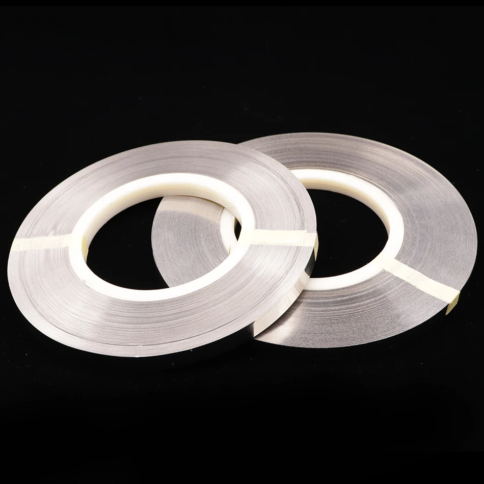 

DSUNYK Battery Pure Nickel Sheets Nickel Strips 0.1* 5mm*1kg For 18650 li Battery Spot Welder Machine Nickel Belt