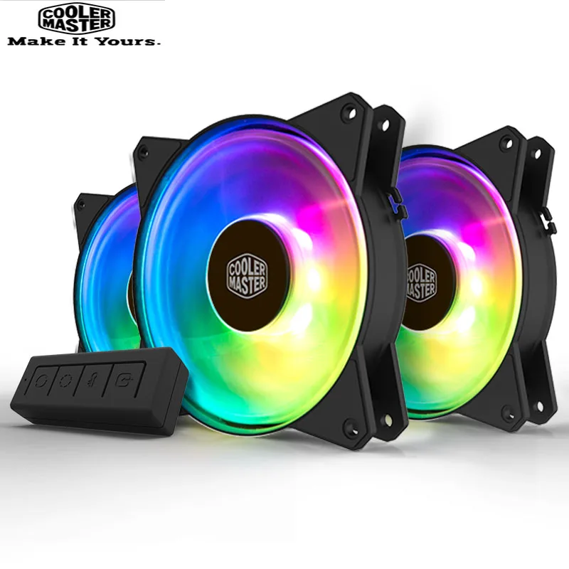 Cooler Master MF120R ARGB 3в1 12 см RGB чехол для компьютера вентилятор 120 мм кулер процессора