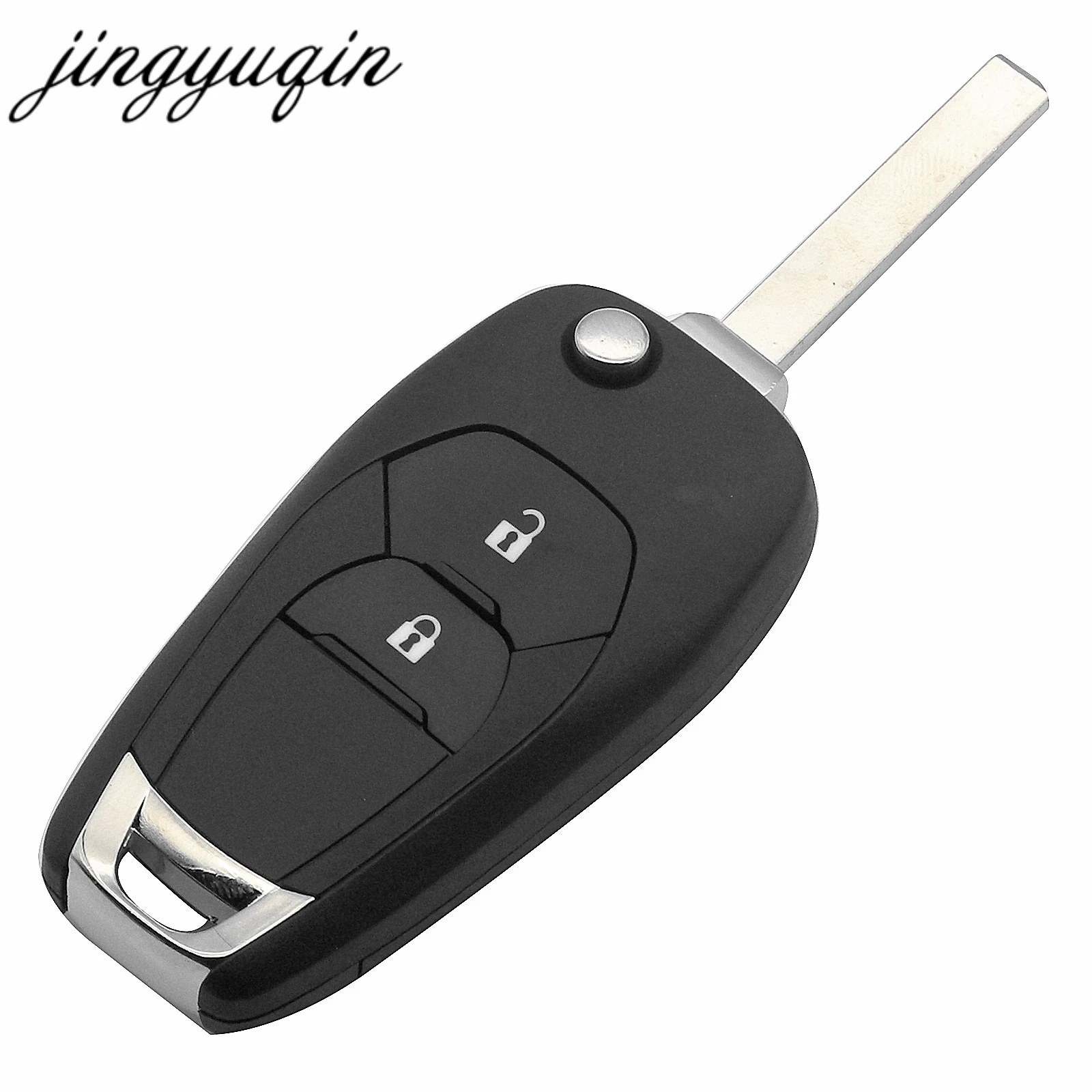 Jingyuqing складной пульт дистанционного управления чехол для ключей Chevrolet Cruze Malibu Chevy