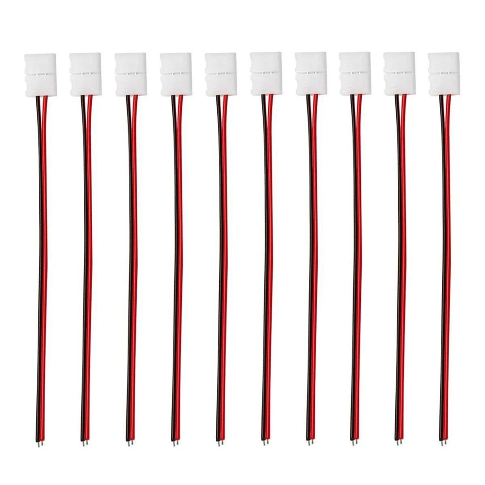 10 шт./лот печатная плата кабель 2 контактный разъем для светодиодной ленты 3528/5050