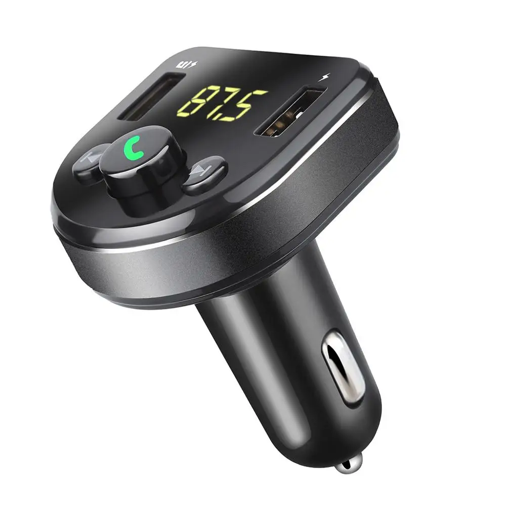 12-24V Bluetooth Car USB Charger Hands Free Calling FM Transmitter Wireless Radio Adapter MP3 Player Music Audio Receiver #628 | Автомобили