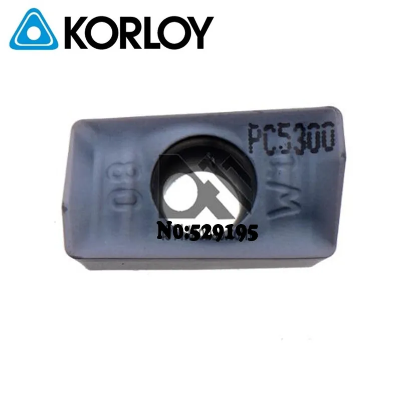 Оригинальные KORLOY вставки APMT1604PDSR-QM PC5300 карбидные вставки обработки стали APMT 1604 APMT1604 PDSR фрезерный станок