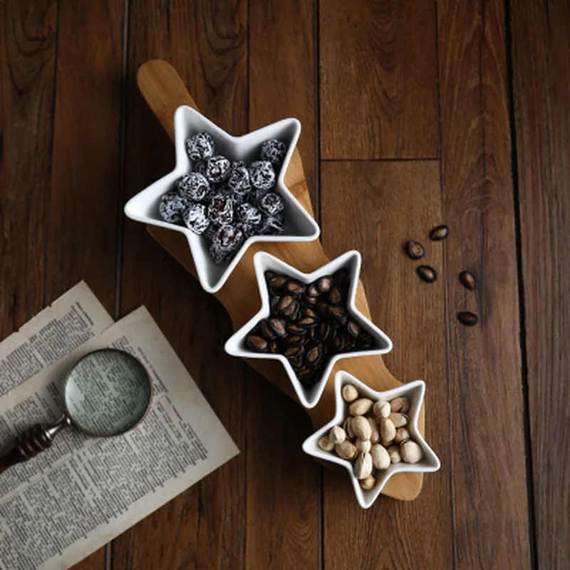 Креативная керамическая коробка для сушеных фруктов большой средний и маленький