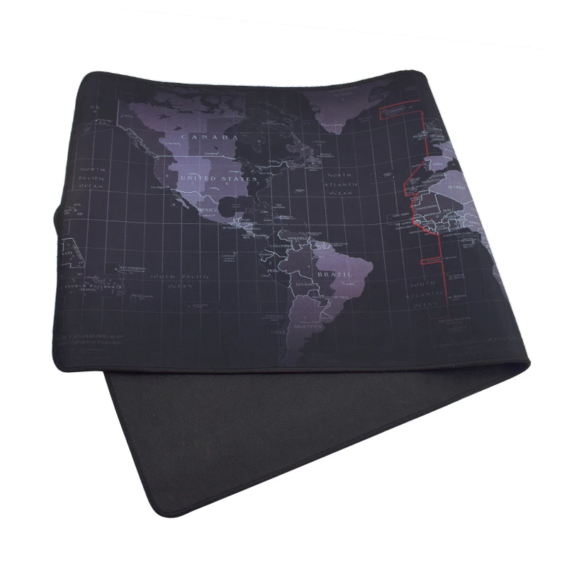 

Gaming Mouse Pad Anti-slip Old World Map Mousepad with Locking Edge Large Mouse Pad Practical Office Desk Resting Surface