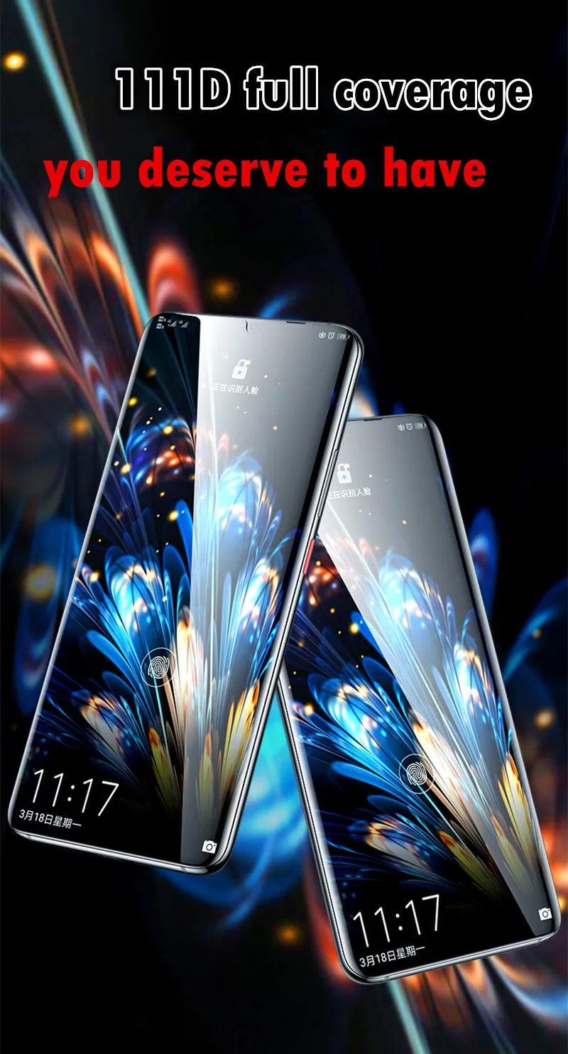 Полноэкранное защитное стекло 111D для huawei P20 P30 mate 10 20 lite Honor 10 Lite 8C 8X закаленное стекло P20 lite защитная пленка