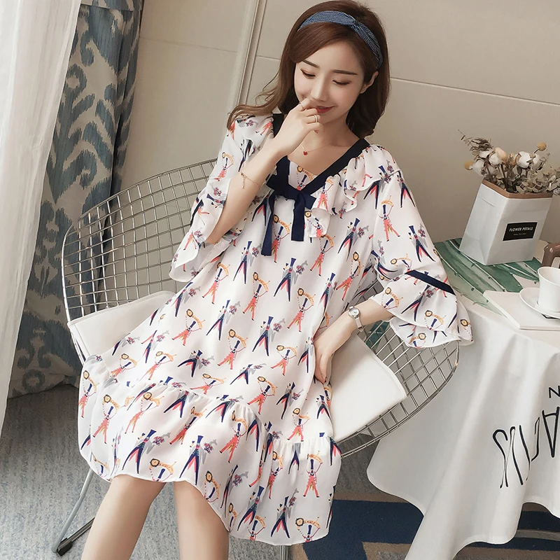 2018 Новое Брендовое летнее платье для беременных женщин Повседневное шифоновое