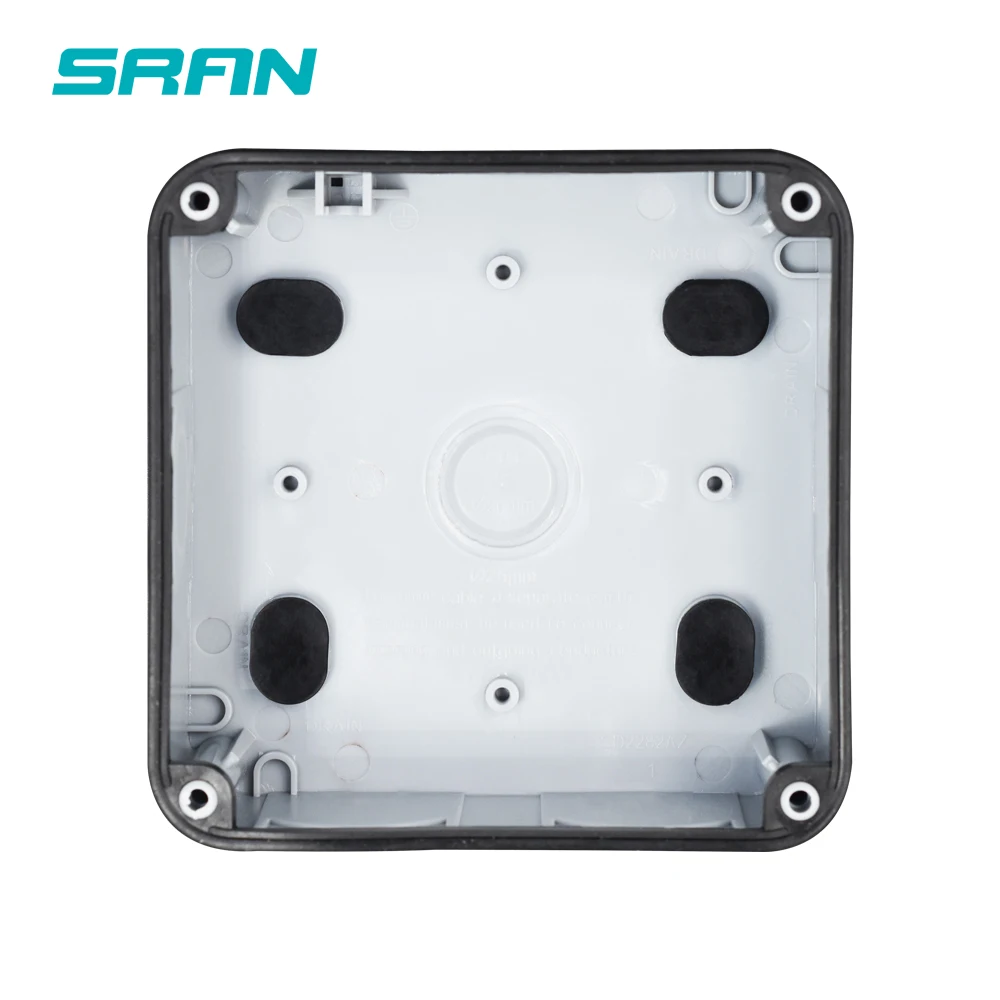 SRAN IP66 водостойкая наружная коробка настенная розетка 16A ЕС розетка с двойным usb-портом для зарядки внешняя установка