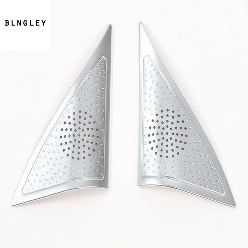 

Free shipping 2pcs/lot ABS chrome A pillar speaker decoration cover for 2014-2016 Jeep Cherokee