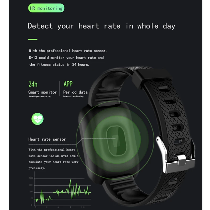 Спортивные Смарт-часы OLED цветной экран Android часы водонепроницаемый фитнес-трекер