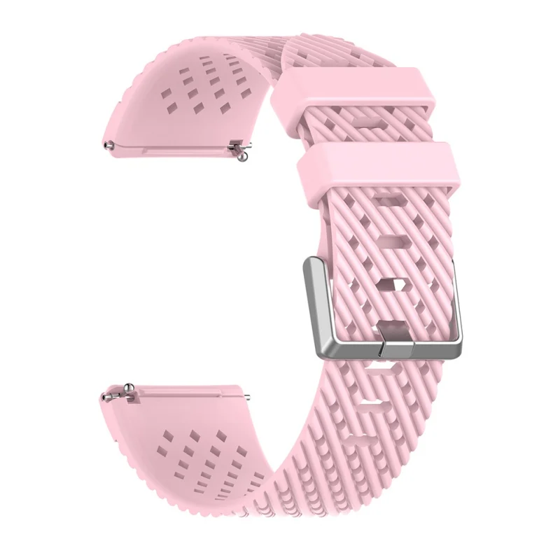 Дышащий силиконовый ремешок для наручных часов умных Fitbit Versa цветной сменный