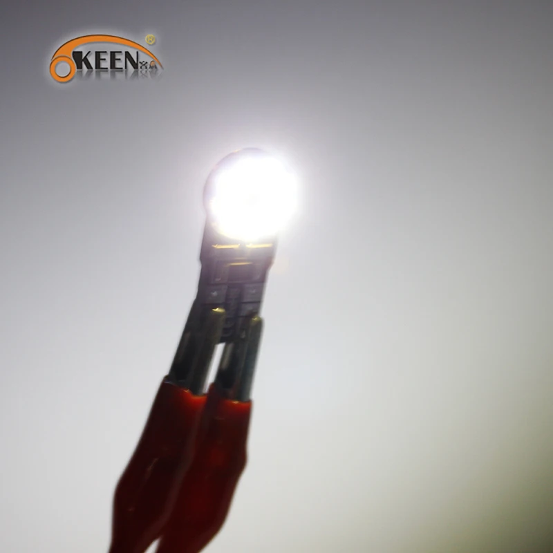 Светодиодные лампы OKEEN T10 W5W 18smd 3014 белые без полярности 20 шт. | Автомобили и